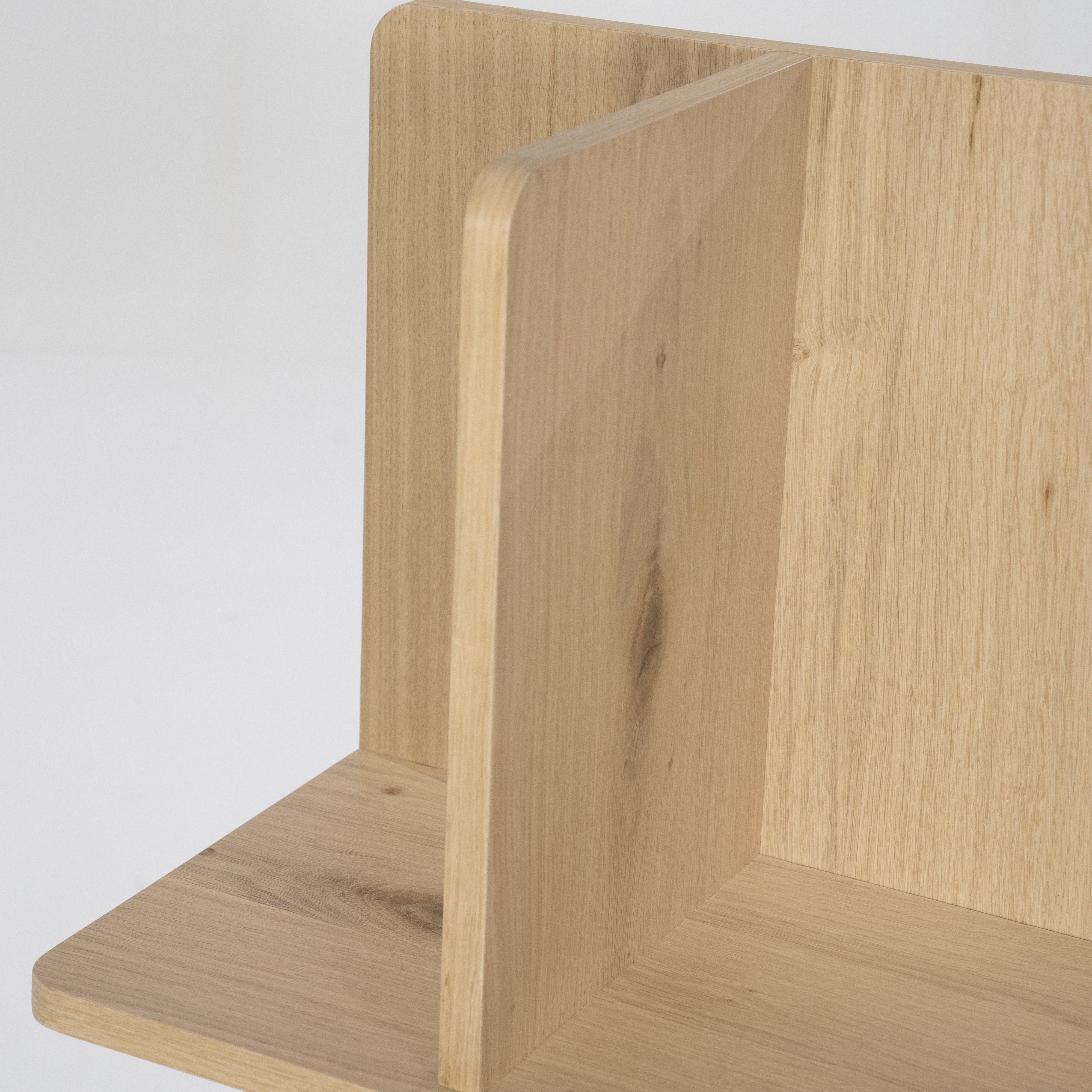 Wandkast Rinse laag in eiken