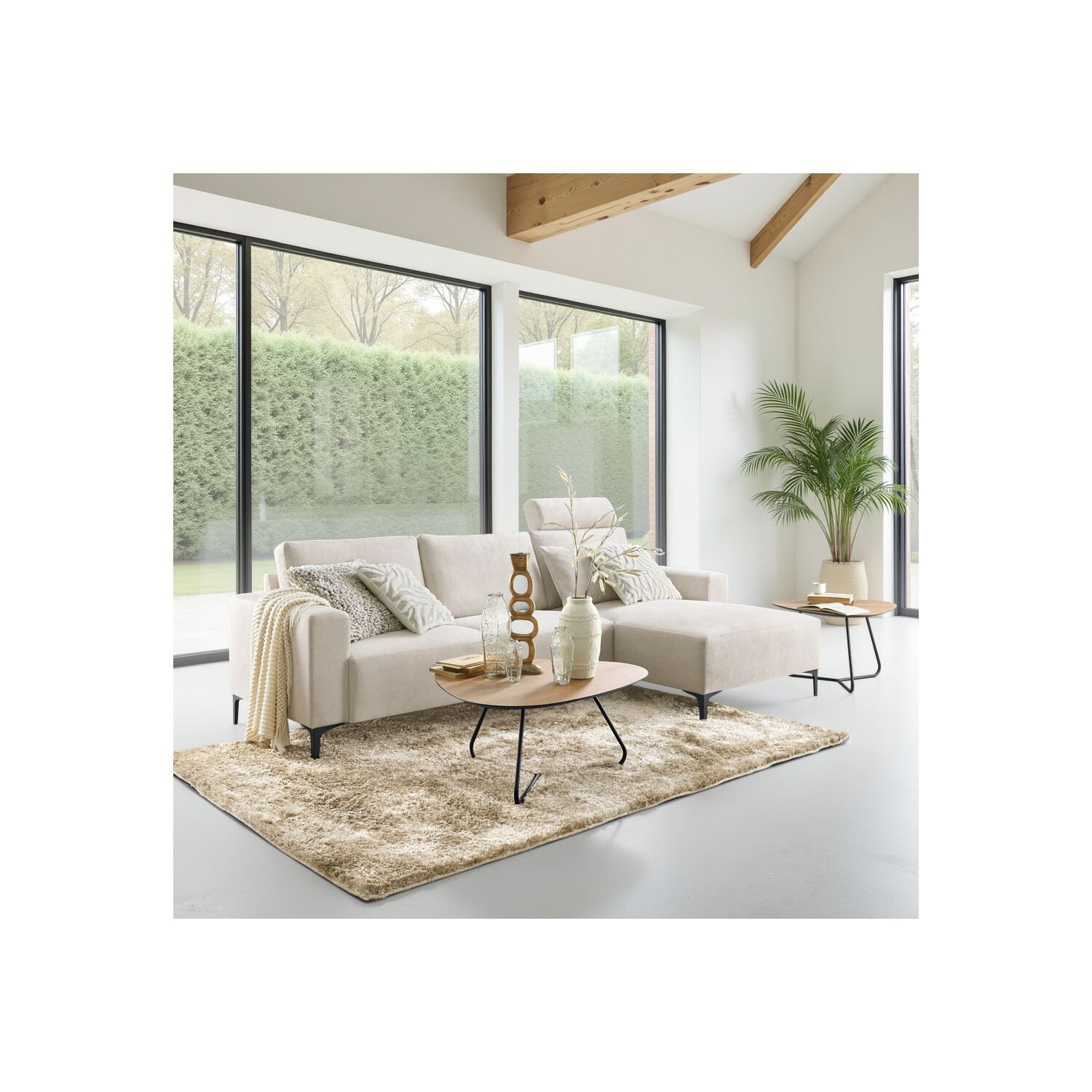 Salontafel set Tidino natural canella oak
