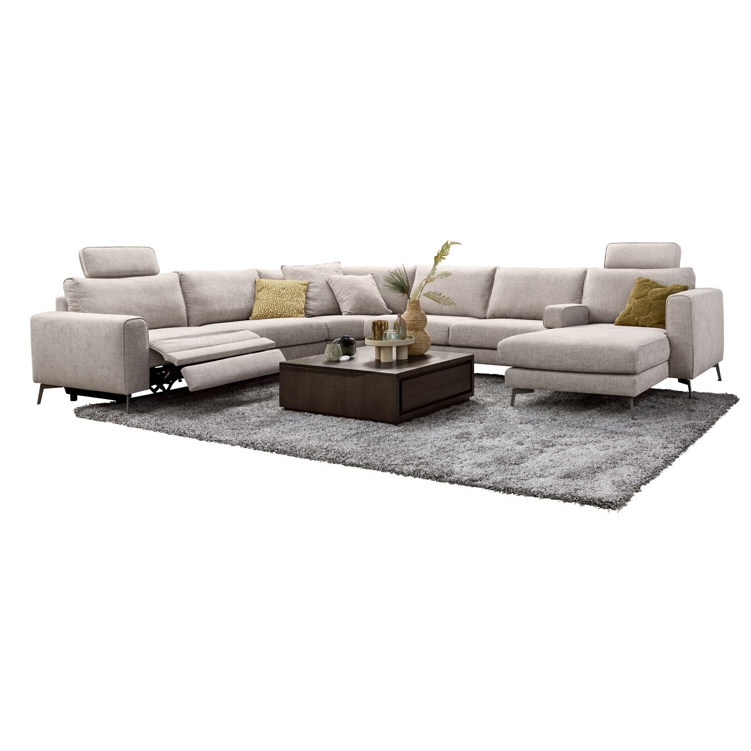 Salontafel Lavio grafiet, 86x86 cm