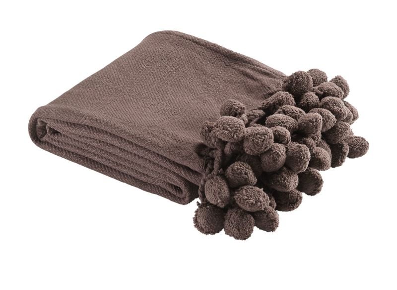 Plaid Elizzio 130 x 170 brown