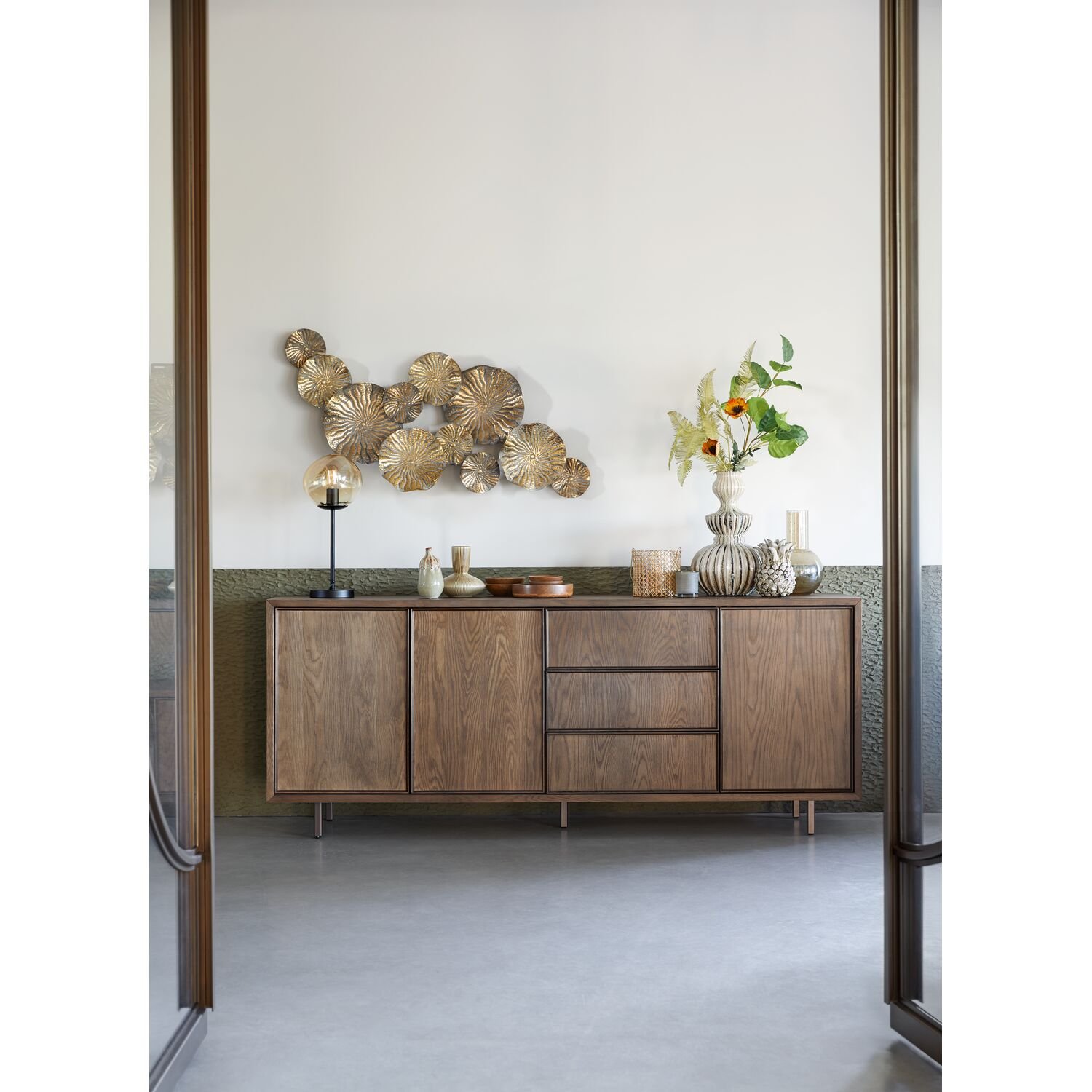 Dressoir Calvo 3 deuren 3 lades oktober
