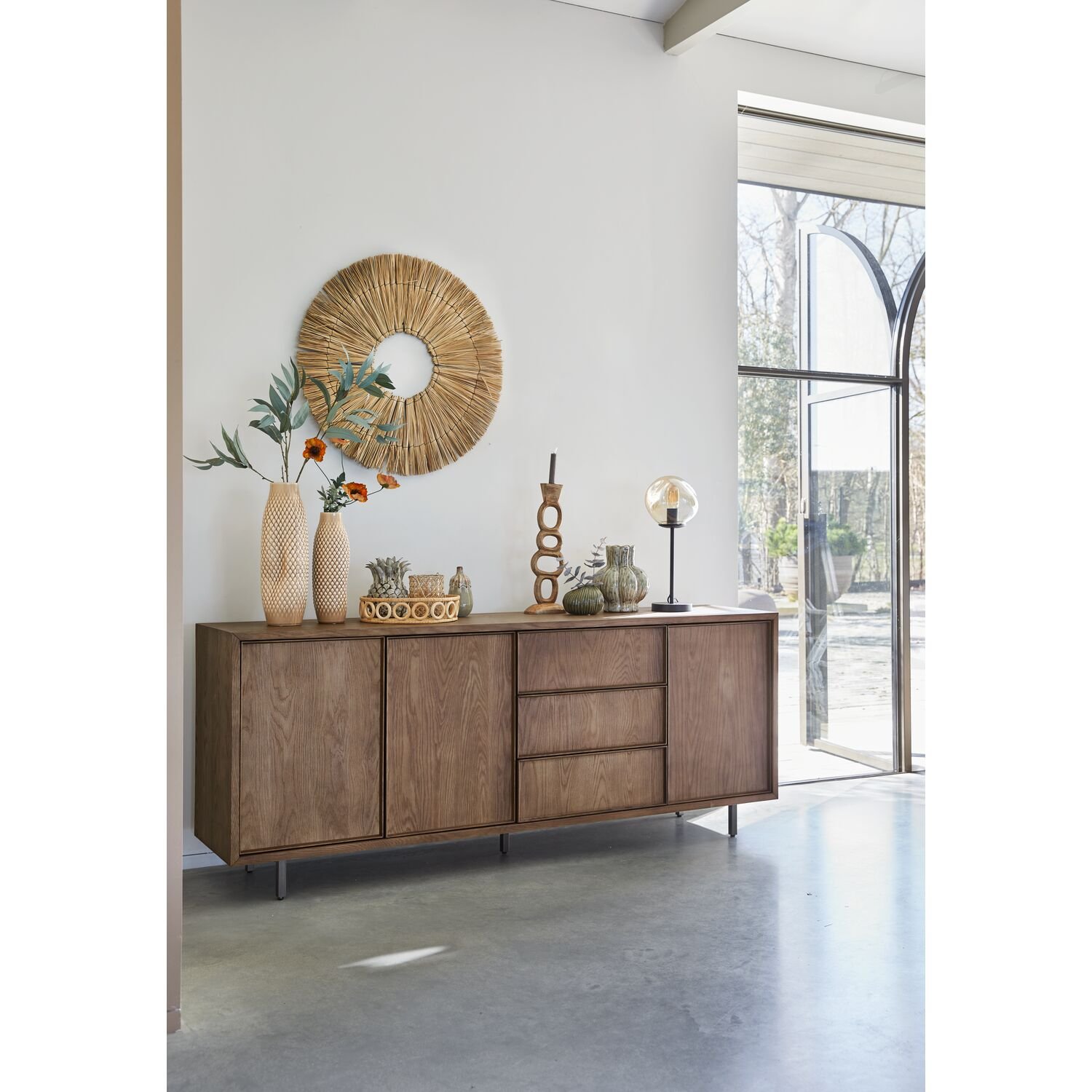 Dressoir Calvo 3 deuren 3 lades oktober