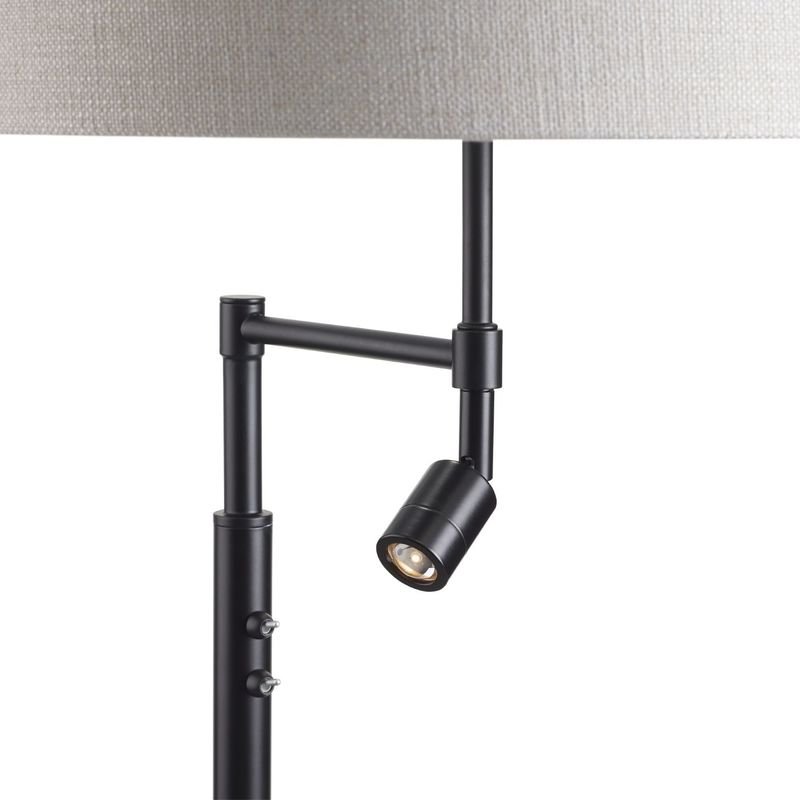 Vloerlamp Amadora lichtgrijs