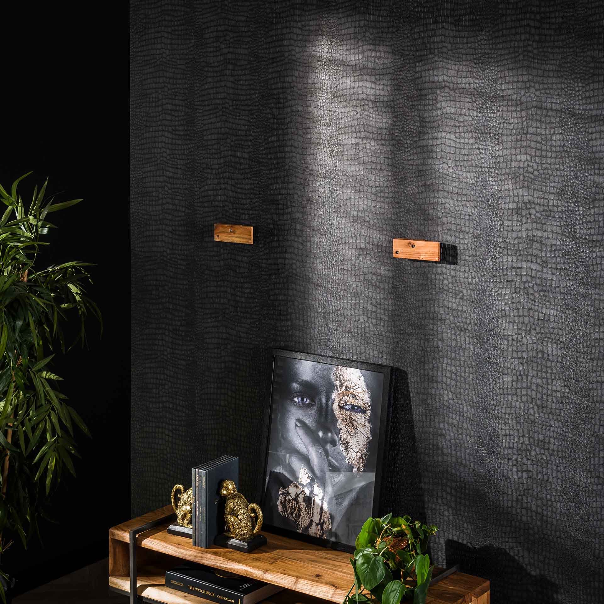 Wandplank 200 tree / Massief acacia naturel