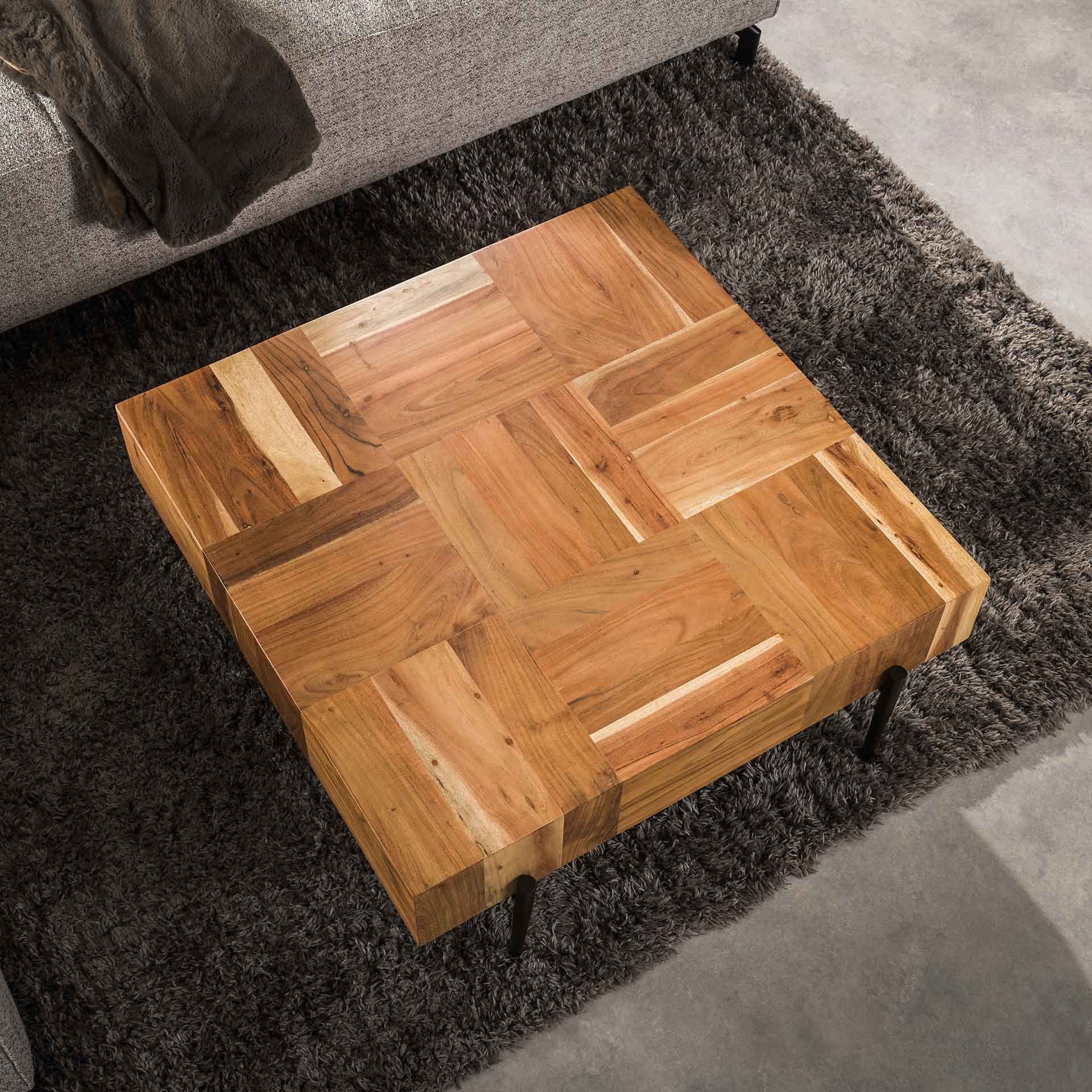 Salontafel 90x90cm blocks