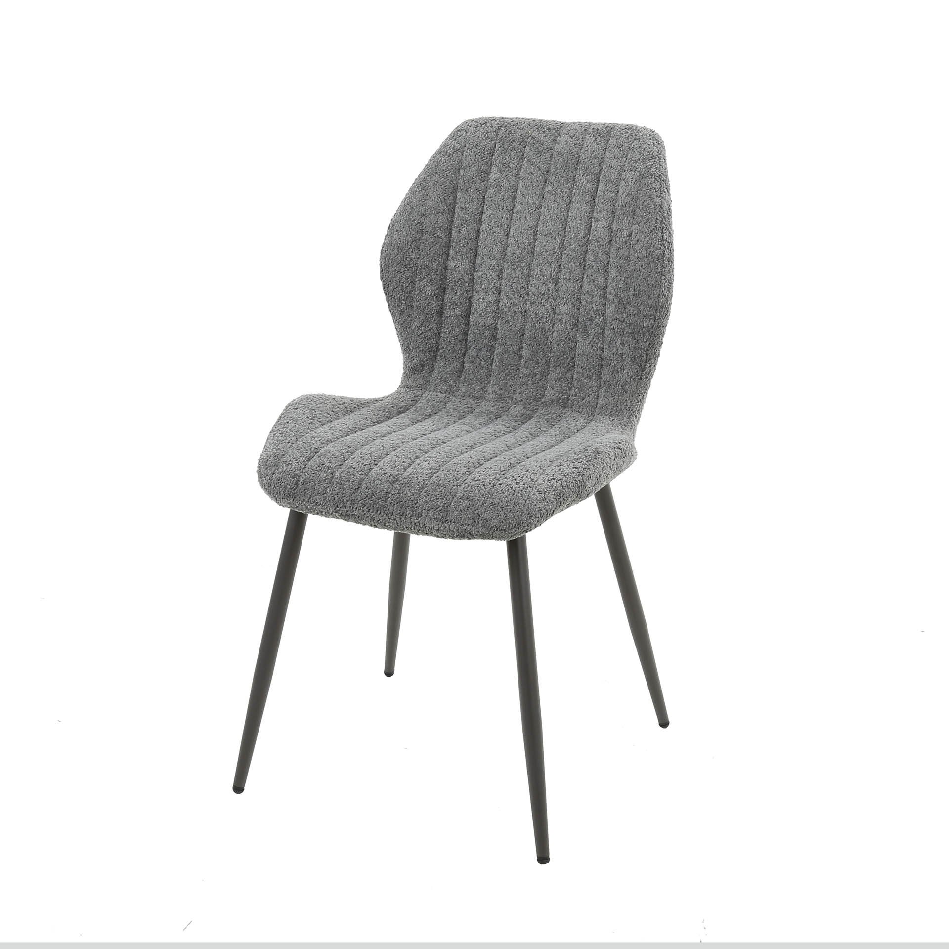 Stoel boucle lendesteun. VPE4 / Boucle grijs