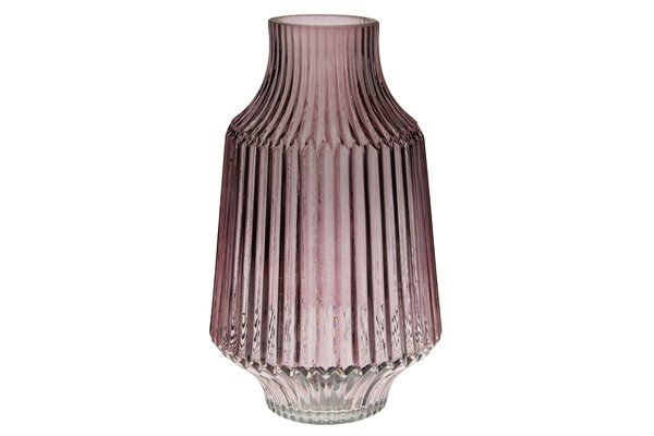 Vaas Almone paars glas, 16x25,5 cm