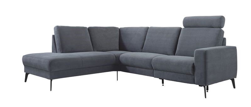 Hoekbank Brioni HR-schuim zitting antraciet