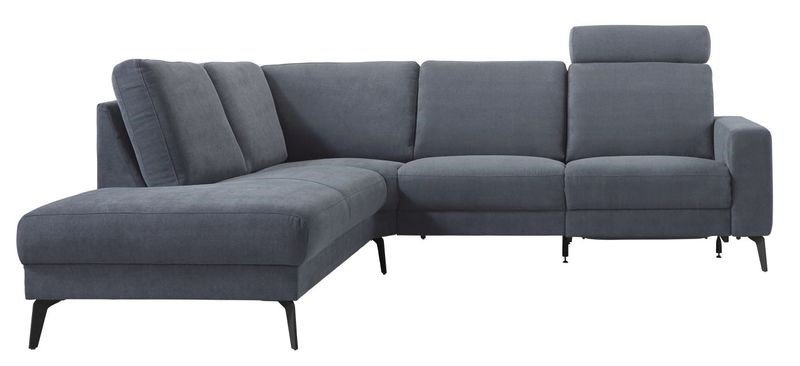 Hoekbank Brioni HR-schuim zitting antraciet