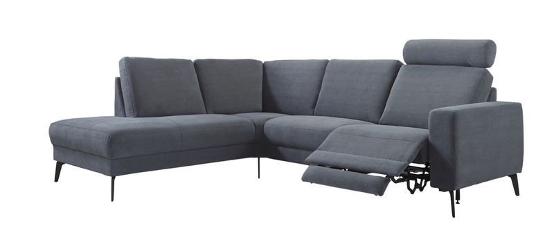 Hoekbank Brioni HR-schuim zitting antraciet