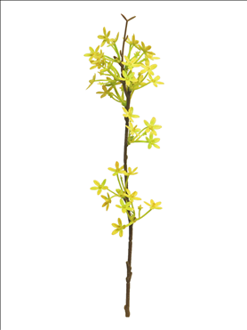 Kunstbloem Celioni 33 crown yellow