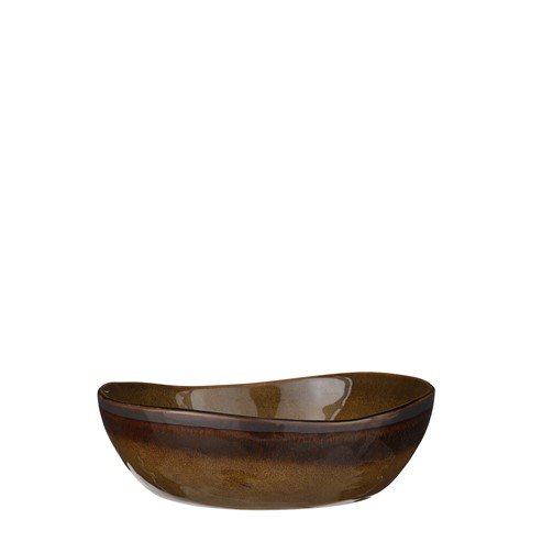 Schaal Amola bruin, ø18 cm