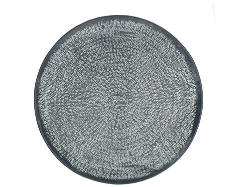 Bord Fioranti zwart metaal, 57x3,5 cm