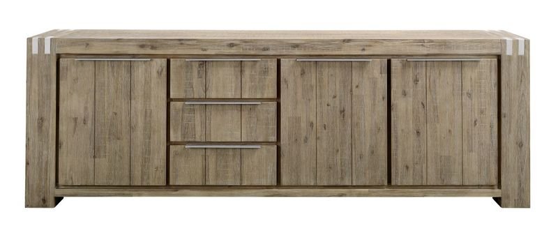 Dressoir Bassano 86 x 256 rough warm grey