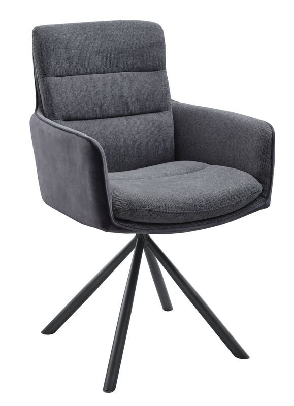 Eetfauteuil Cavaletta antracite