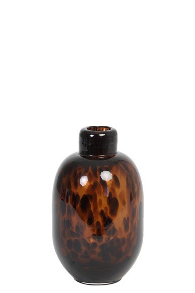 Vaas Azzano bruin glas, 9x15 cm