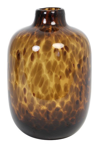 Vaas Azzano bruin glas, 16x25 cm