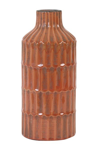Vaas Azzano koraal keramiek, 15,5x35 cm