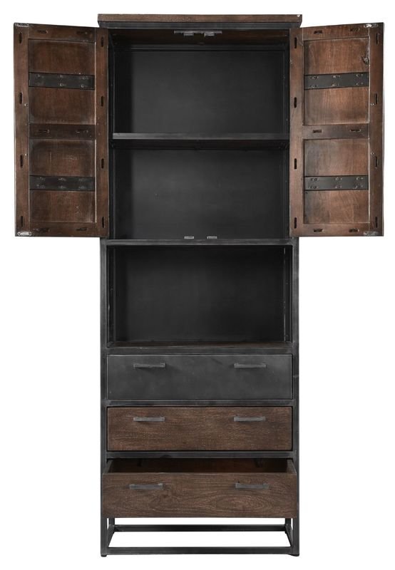 Opbergkast Metvint 202 x 76 mangohout