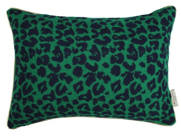 Sierkussen Ortisei 35 x 50 leopard green