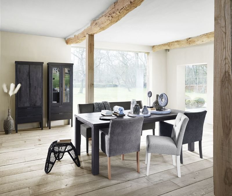 Eettafel Stretto 220 x 100 black