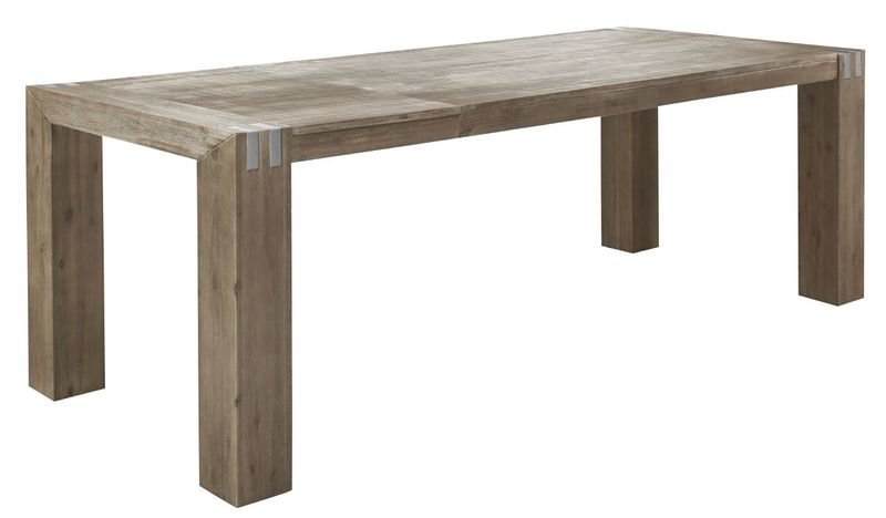 Eettafel Bassano 190 x 95 uitschuifbaar warm grey