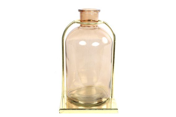 Vaas Rodengo bruin glas, 12x20,5 cm