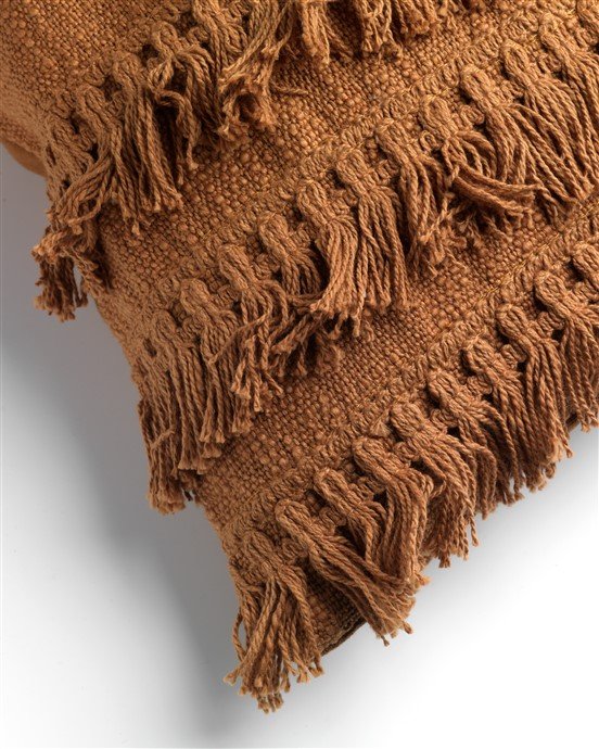 Sierkussen Lagarto fara 40 x 60 tobacco brown