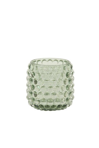 Theelicht Palette 8 glas grijs