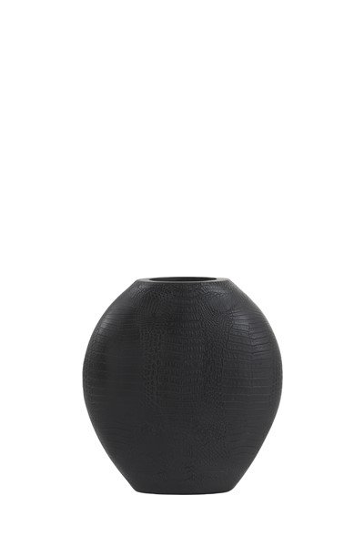 Vaas Vanoni zwart, 29,5x8x31,5 cm