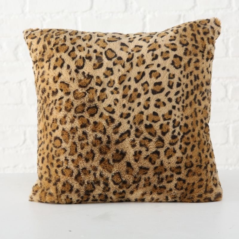 Sierkussen Comello 45x45cm leopard