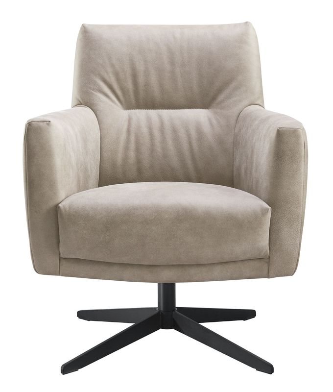 Draaifauteuil Morini pocketvering met viscoschuim zitting grey