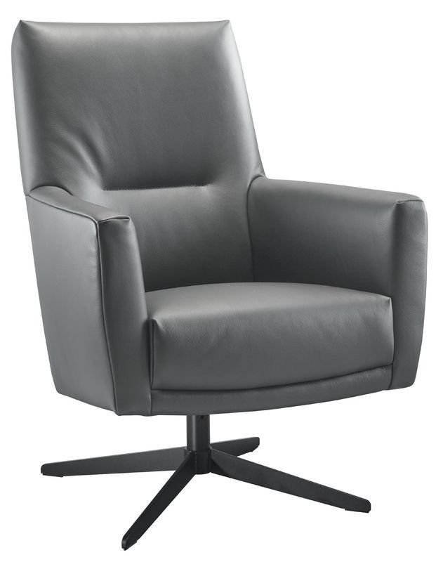 Draaifauteuil Morini pocketveren met HR-schuim zitting graphite