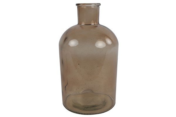 Fles Garrafa bruin, 17x31 cm