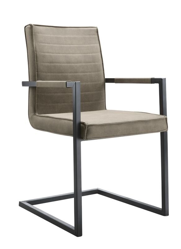 Armstoel Caldes taupe