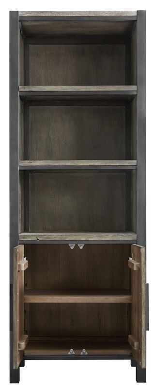 Boekenkast Morandi 195 x 72 eiken grey