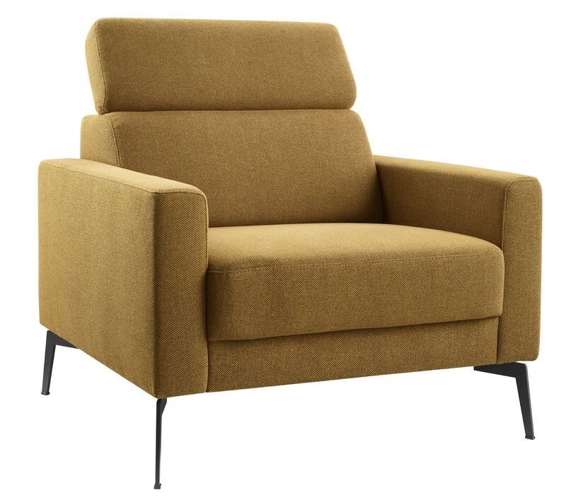 Fauteuil Tusari HR-schuim zitting mustard