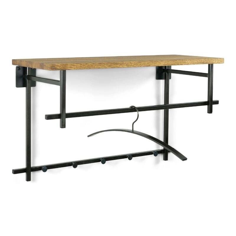 Kapstok Cabiano donker eiken, 70x30x42,5 cm