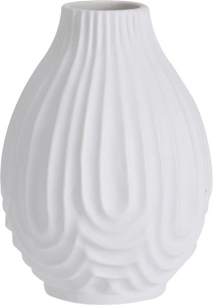 Vaas Bornio wit, 10x14 cm