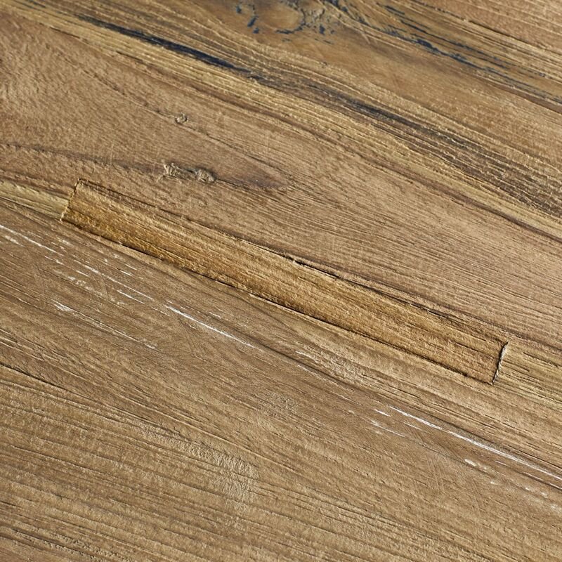 Wandmeubel Romaro 140 x 38 teak mix rough