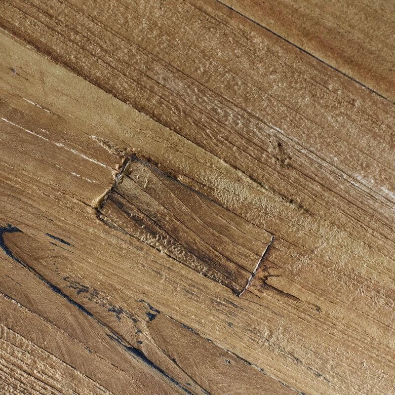 Wandmeubel Romaro 140 x 38 teak mix rough