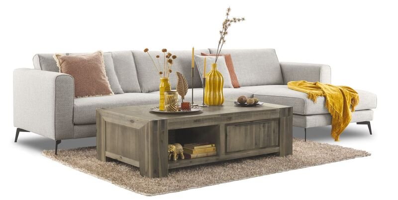 Salontafel Bassano 140 x 80 warm grey