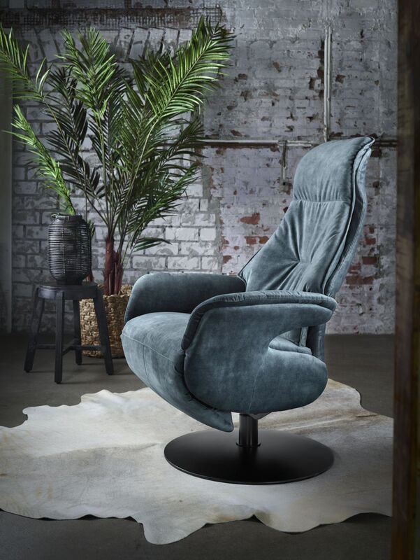 Relaxfauteuil Artizo verstelbaar petrol (large)