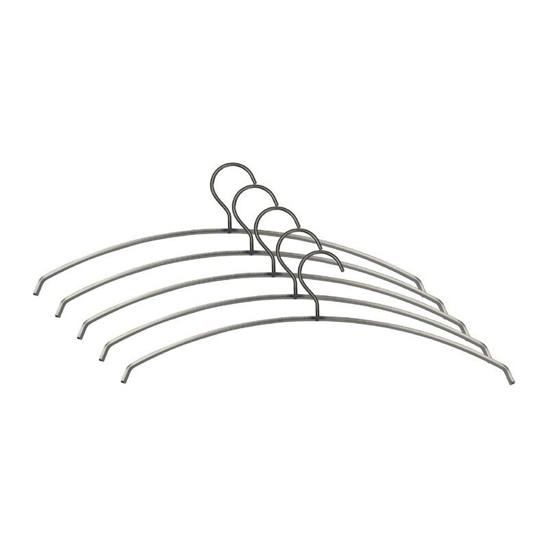 Kledinghanger Selvo grijs, 49x1x16 cm