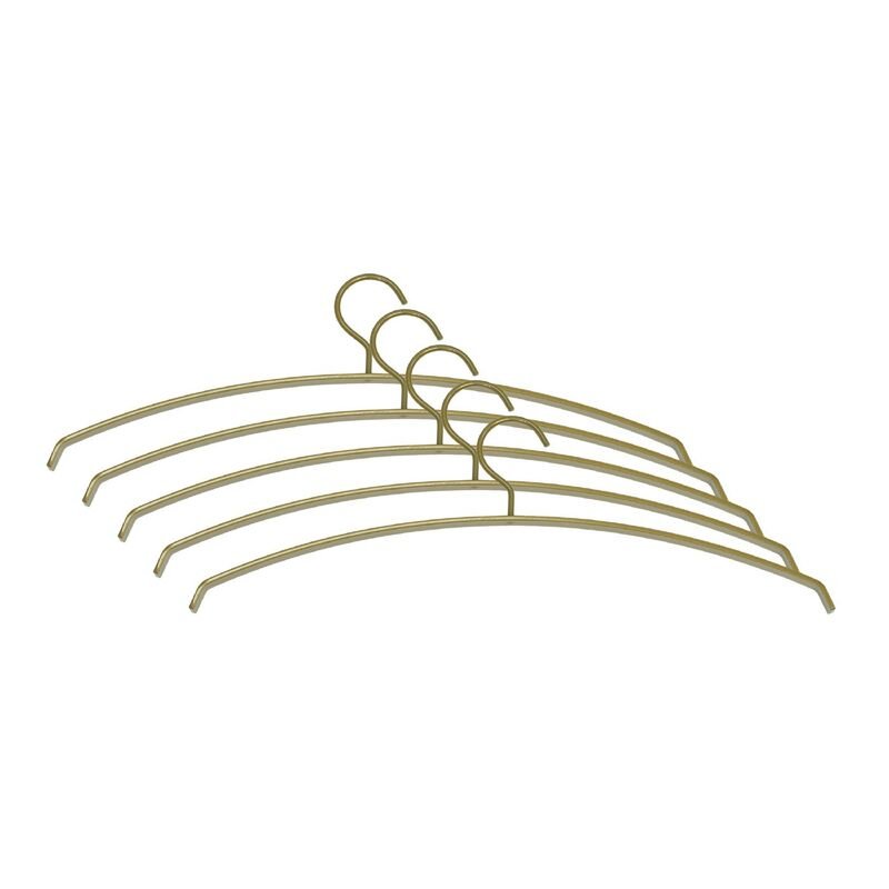 Kledinghanger Selvo messing glans, 49x1x16 cm