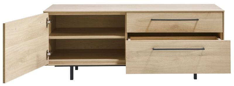 Tv-meubel Ricco fresh oak melamine, 125x45x50 cm