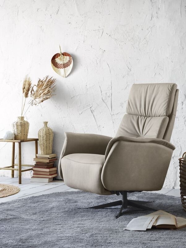 Fauteuil relax Horatio taupe