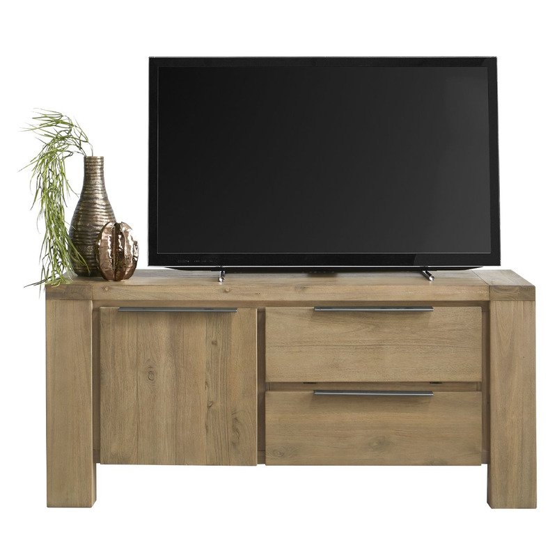 TV-meubel Valvola 125 x 40 smoked brown
