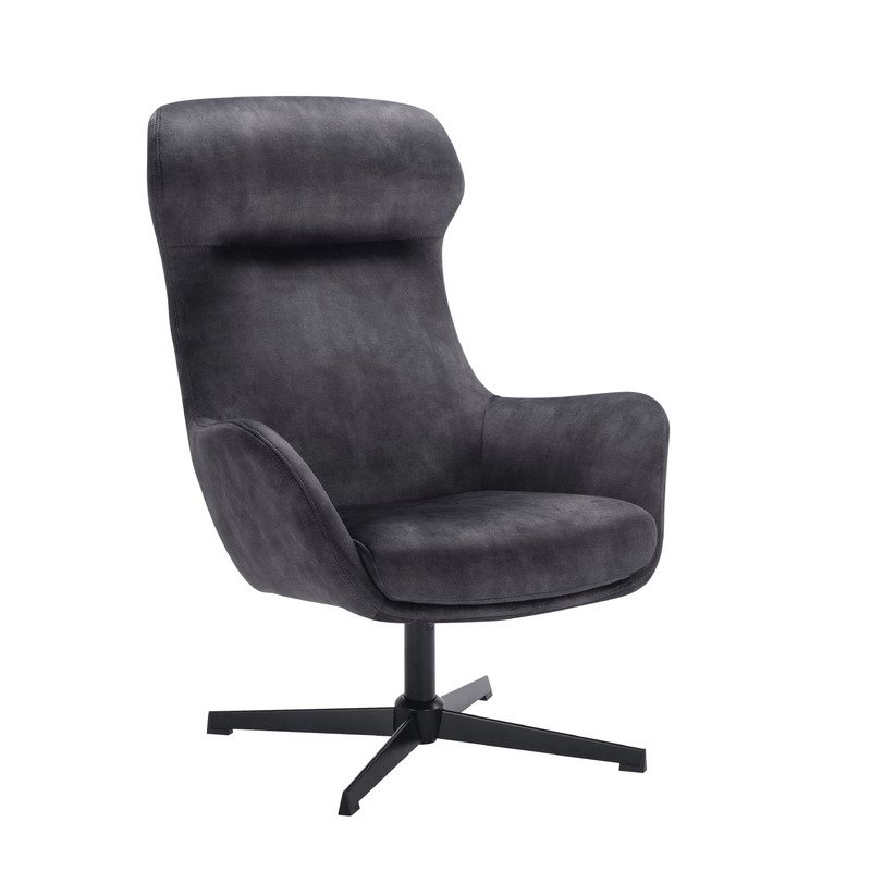 Draaifauteuil Vicenzo antracite 