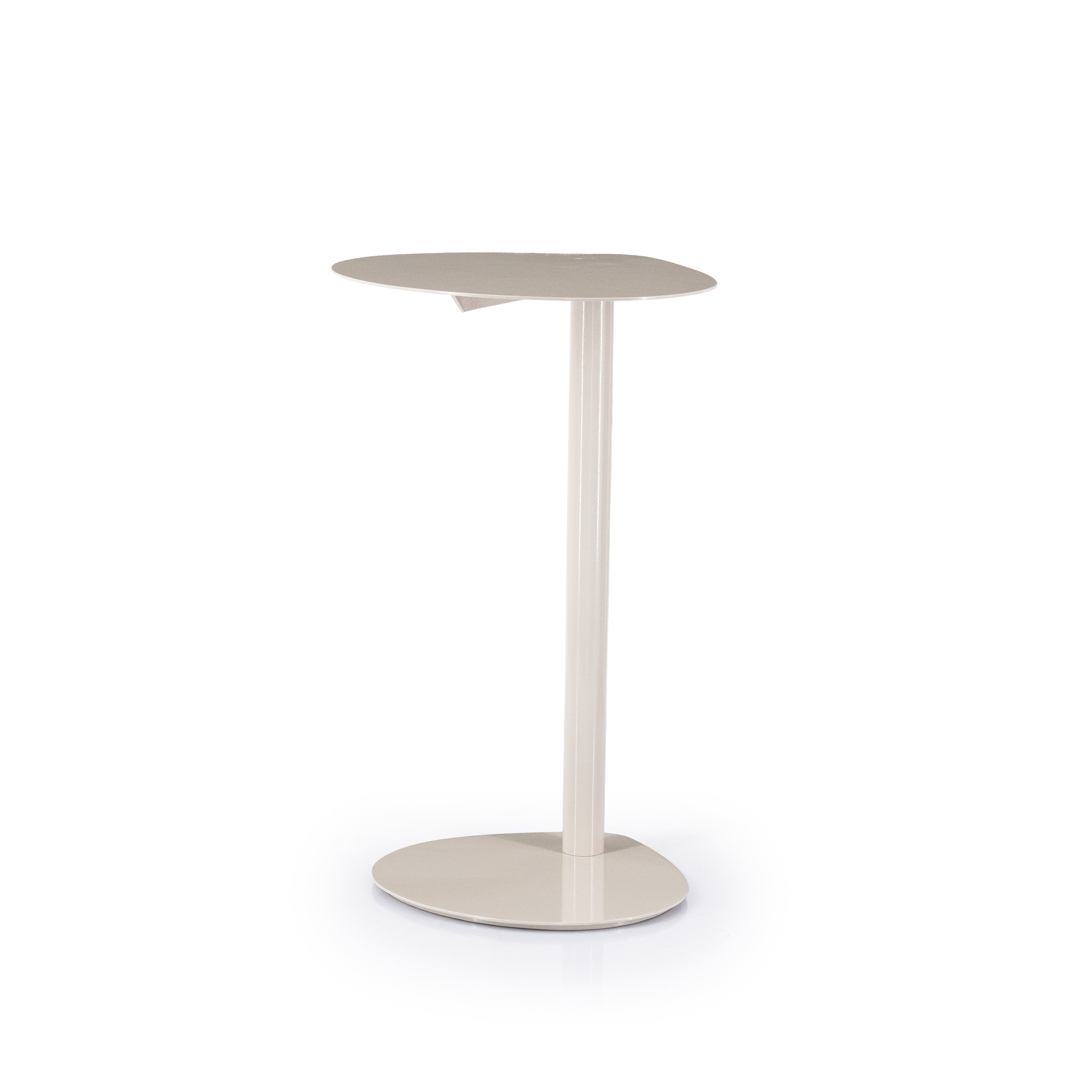 Bijzettafel Flann beige, 55x34x32 cm